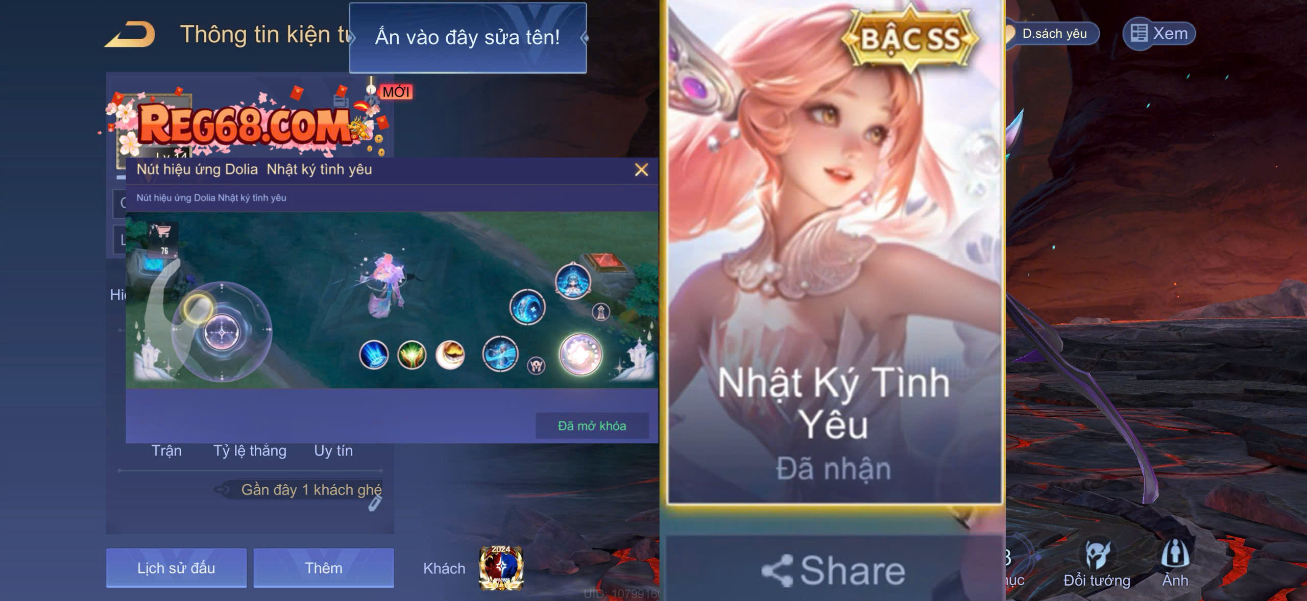 Dolia Nhật Ký Tình Yêu + Nút