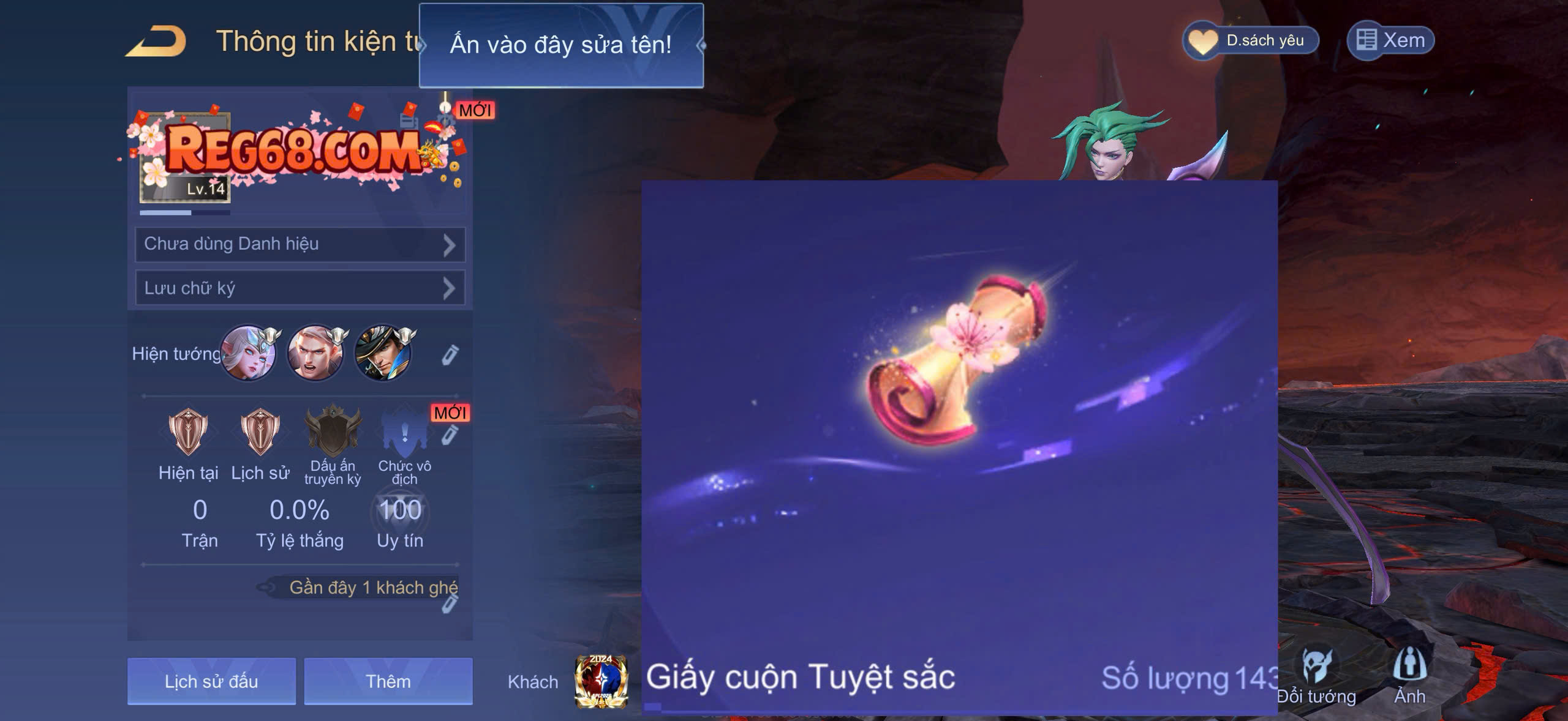 acc 14x Gts chắc chắn ra rương nak